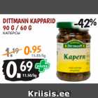 Allahindlus - DITTMANN KAPPARID
90 G / 60 G