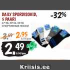 Allahindlus - DAILY SPORDISOKID,
5 PAARI