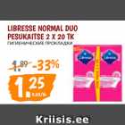 Allahindlus - LIBRESSE NORMAL DUO
PESUKAITSE 2 X 20 TK