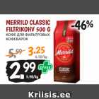 Allahindlus - MERRILD CLASSIC
FILTRIKOHV 500 G