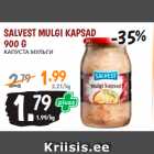 Allahindlus - SALVEST MULGI KAPSAD
900 G