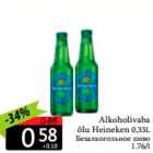 Allahindlus - Alkohoolivaba õlu Heineken 0,33 L