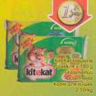 Allahindlus - Kite Kat kiisueine 4-pakk, 4 x 100 g .kalamenüü . tarrnedis