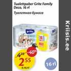 Tualettpaber Grite Family Deco, 16 rl