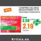 Allahindlus - CAREFREE AALOEGA
PESUKAITSMED 76 TK