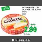 Allahindlus - PAYSAN BRETON
LA GALETTE JUUST
175 G