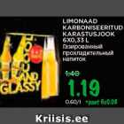 Allahindlus - LIMONAAD
KARBONISEERITUD
KARASTUSJOOK