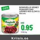 Allahindlus - BONDUELLE KIDNEY
PUNASED OAD
LEEMES 