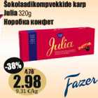 Šokolaadikompvekkide karp
Julia 320g
