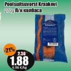 Poolsuitsuvorst Kraakovi
270g 