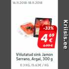 Viilutatud sink
Jamon Serrano, Argal, 300 g
