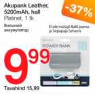 Allahindlus - Akupank Leather, 5200mAh, hall