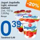 Allahindlus - Jogurt Jogobella Light, erinevad maitsed