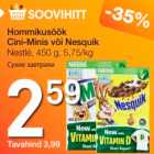 Allahindlus - Hommikusöök Cini-Minis või Nesquik 