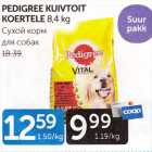 PEDIGREE KUIVTOIT KOERTELE 8,4 kg