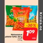 Maitsestatud
pähklid Taffel, 150 g
