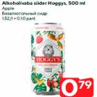 Allahindlus - Alkoholivaba siider Hoggys, 500 ml
Apple
