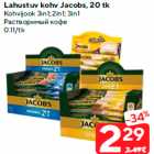 Lahustuv kohv Jacobs, 20 tk

