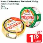 Juust Camembert, President, 120 g

