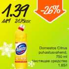 Allahindlus - Domestos Citrus puhastusvahend