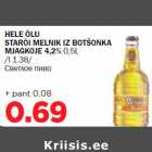 HELE ÕLU STARÕI MELNIK IZ BOTŠONKA MJAGKOJE 4,2% 0,5L