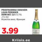 PRANTSUSMAA VAHUVEIN LOUIS PERDRIER DEMI-SEC 11% 0,75L 