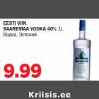 EESTI VIIN SAAREMAA VODKA 40% 1L