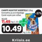 Allahindlus - CHAPPI KUIVTOIT KOERTELE 10kg loomaliha ja juurviljadega