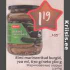 Allahindlus - Rimi marineeritud kurgid,720 ml, 670 g/neto 360 g