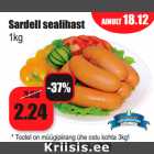 Allahindlus - Sardell sealihast
1kg