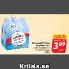 Allahindlus - Mineraalvesi Värska
Originaal, 6x1 l