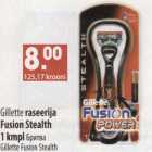 Gillette raseerija Fusion Stealth