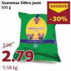 Allahindlus - Saaremaa Sõbra juust
500 g