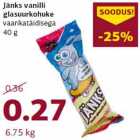 Allahindlus - Jänks vanilli
glasuurkohuke