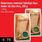 Allahindlus - Ambertonas vannisool Eukalüpt Agua Amber või Aloe Vera, 500 g