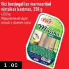 Allahindlus - Vici heeringafilee marineeritud vürtsikas kastmes, 250 g