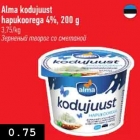 Allahindlus - Alma kodujuust hapukoorega 4%, 200 g