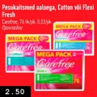 Pesukaitsmed aaloega, Cotton või Flexi Fresh