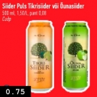 Siider Puls Tikrisiider või Õunasiider 500 ml