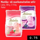 Mustika- või vaarikamaitseline sefiir 