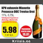 Allahindlus - KPN vahuvein Mionetto Prosecco DOC Treviso Brut