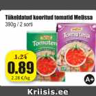 Allahindlus - Tükeldatud kooritud tomatid Melissa