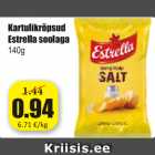 Allahindlus - Kartulikrõpsud Estrella soolaga 140 g