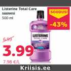 Listerine Total Care suuvesi 500 ml
