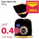 Allahindlus - Fazer Must leib
300 g