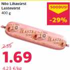 Nõo Lihavürst
Lastevorst
400 g