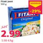 Allahindlus - Fitaki juust
500 g