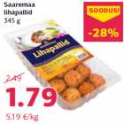 Saaremaa
lihapallid
345 g