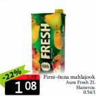 Allahindlus - Pirni-õuna mahlajook
Aura Fresh 2L
