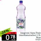 Allahindlus - Joogivesi Aura Fruit 